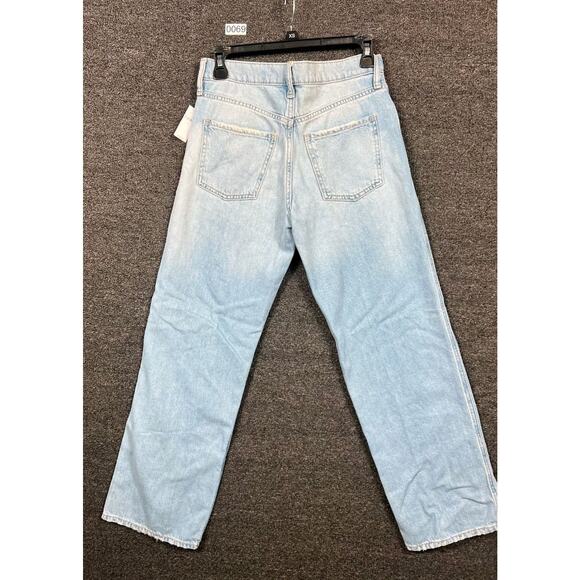 GAP Teen Low Stride Denim Jeans Girls Blue Light Wash 100% Cotton Sz 12 NEW - Picture 2 of 14